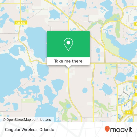 Cingular Wireless map