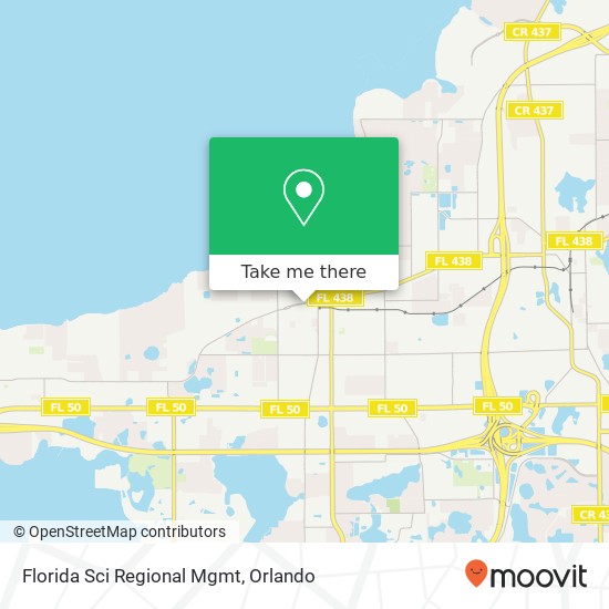 Mapa de Florida Sci Regional Mgmt