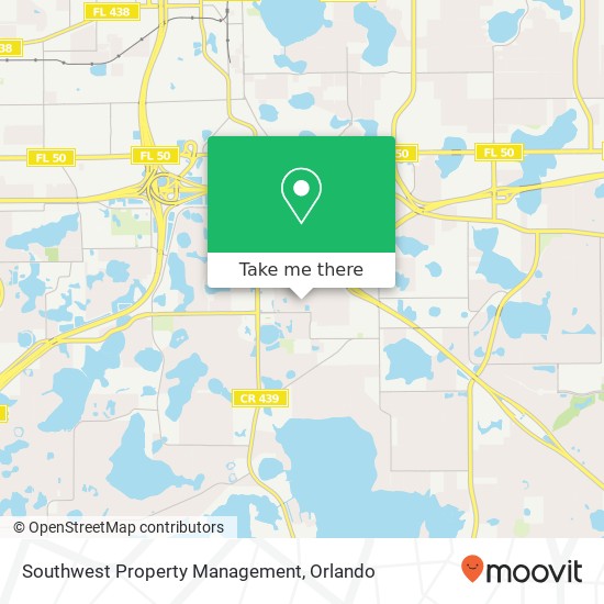 Southwest Property Management map