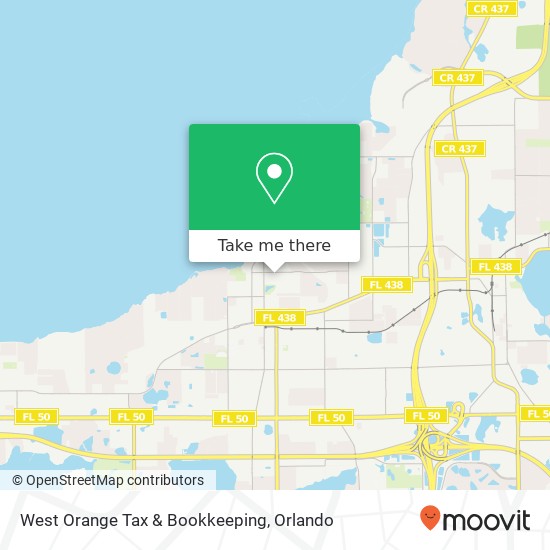 West Orange Tax & Bookkeeping map