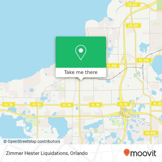 Mapa de Zimmer Hester Liquidations