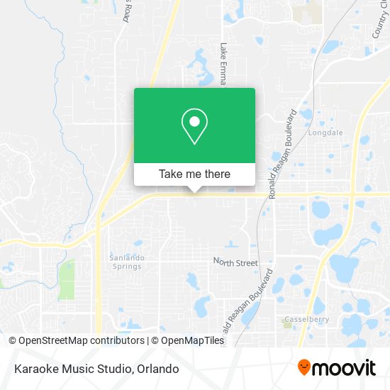 Mapa de Karaoke Music Studio