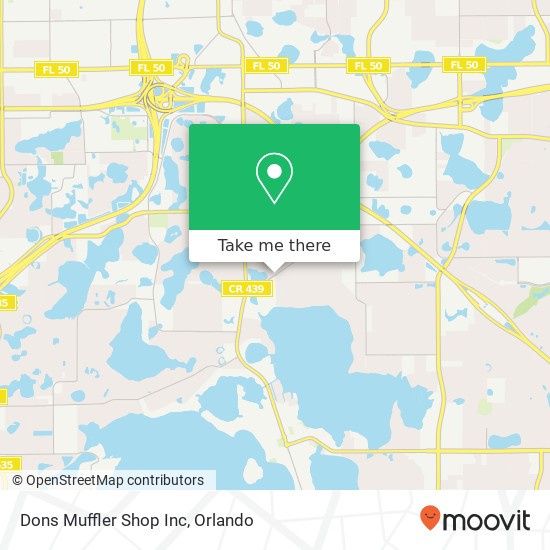 Dons Muffler Shop Inc map