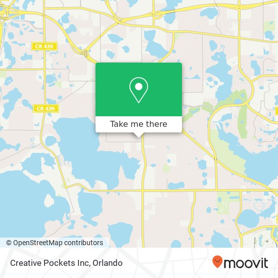 Creative Pockets Inc map