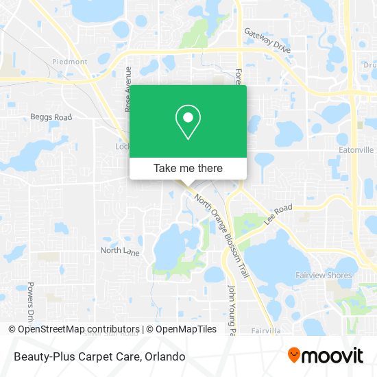 Beauty-Plus Carpet Care map