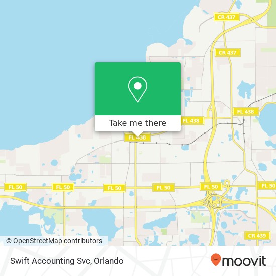 Mapa de Swift Accounting Svc