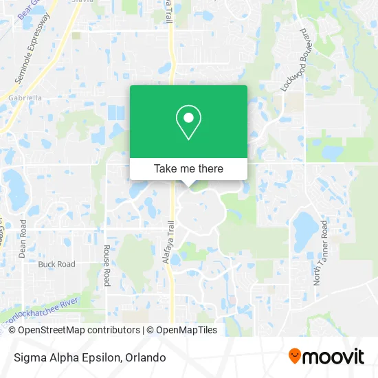 Sigma Alpha Epsilon map