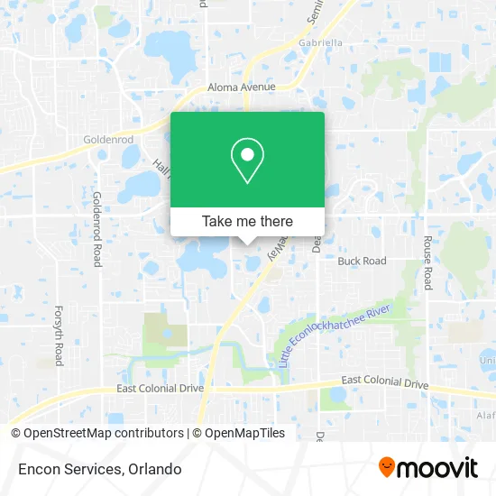 Mapa de Encon Services