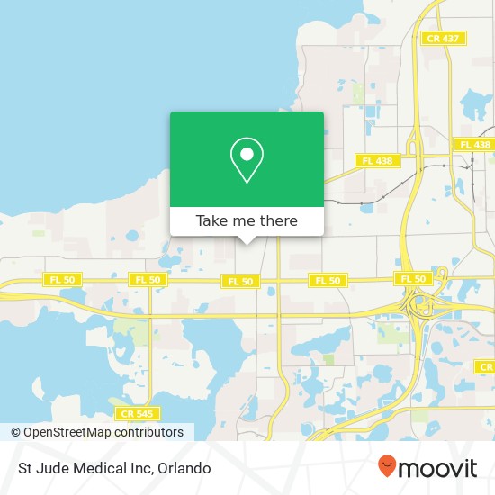 St Jude Medical Inc map