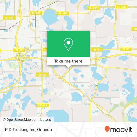 P D Trucking Inc map