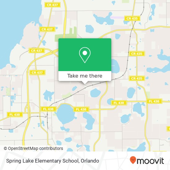 Spring Lake Elementary School map