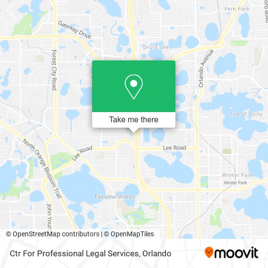 Ctr For Professional Legal Services map