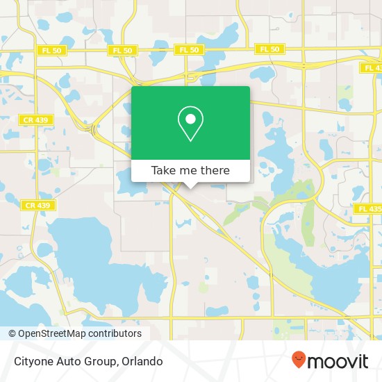 Cityone Auto Group map