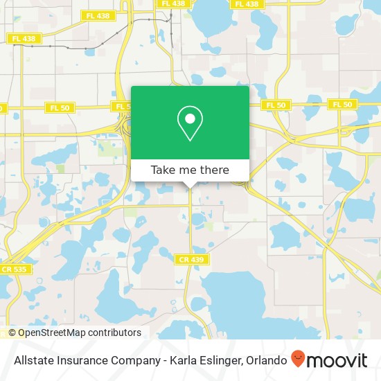 Allstate Insurance Company - Karla Eslinger map