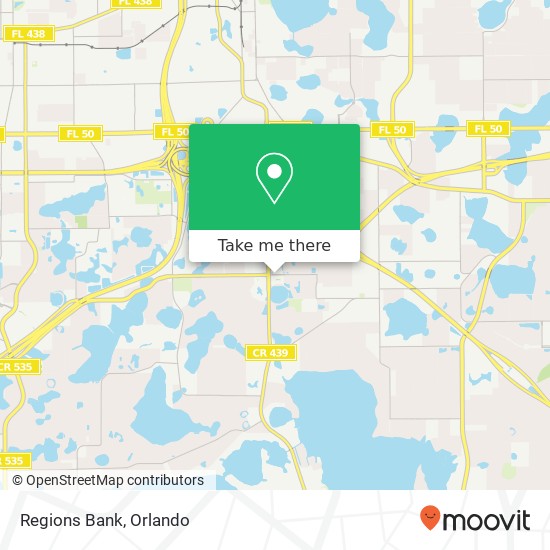 Regions Bank map