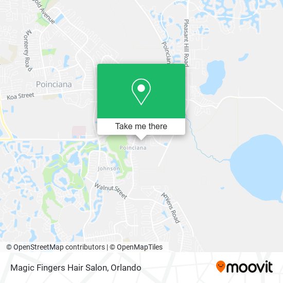 Magic Fingers Hair Salon map