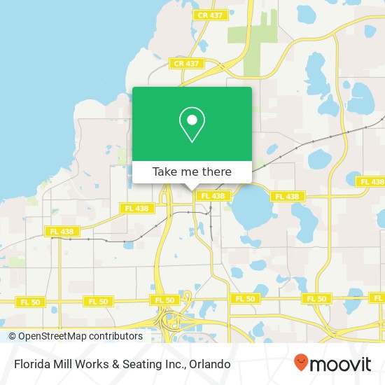 Florida Mill Works & Seating Inc. map