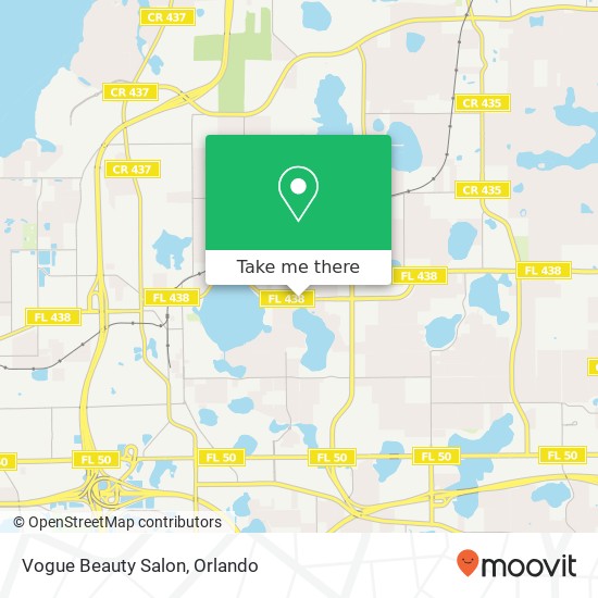 Vogue Beauty Salon map