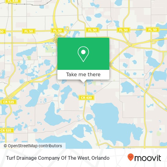 Turf Drainage Company Of The West map