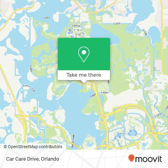 Mapa de Car Care Drive