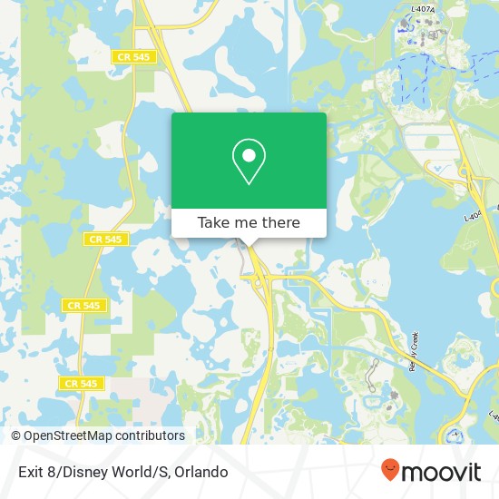 Mapa de Exit 8/Disney World/S
