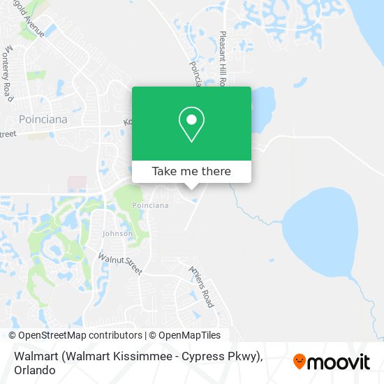 Walmart (Walmart Kissimmee - Cypress Pkwy) map