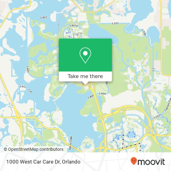 1000 West Car Care Dr map