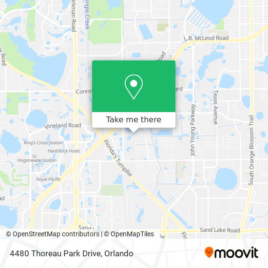 4480 Thoreau Park Drive map
