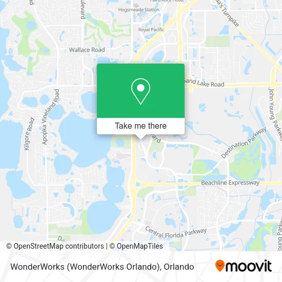 WonderWorks (WonderWorks Orlando) map