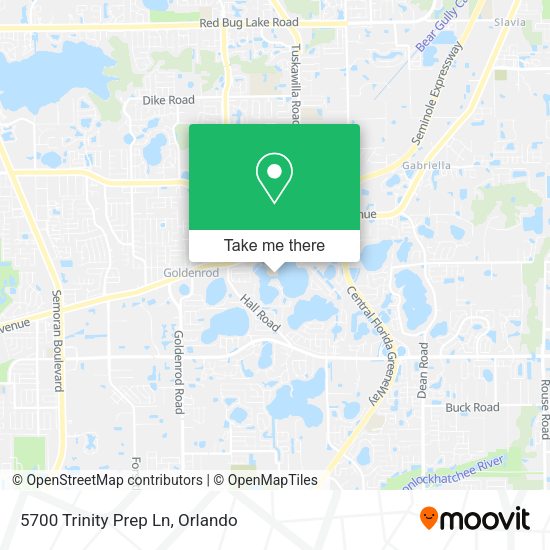 5700 Trinity Prep Ln map
