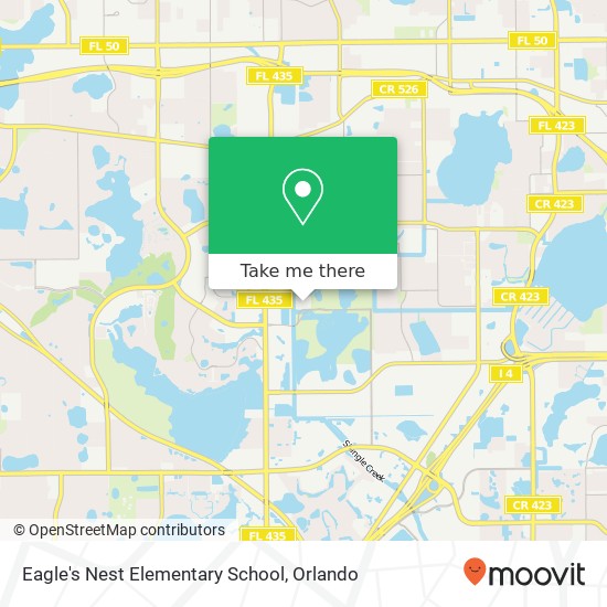 Mapa de Eagle's Nest Elementary School