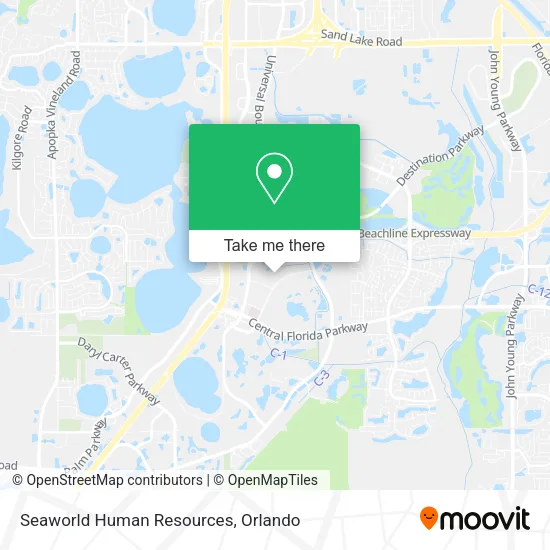 Mapa de Seaworld Human Resources