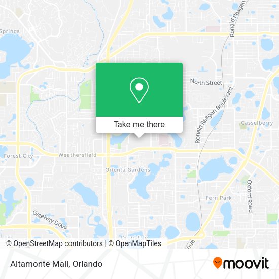 Altamonte Mall map