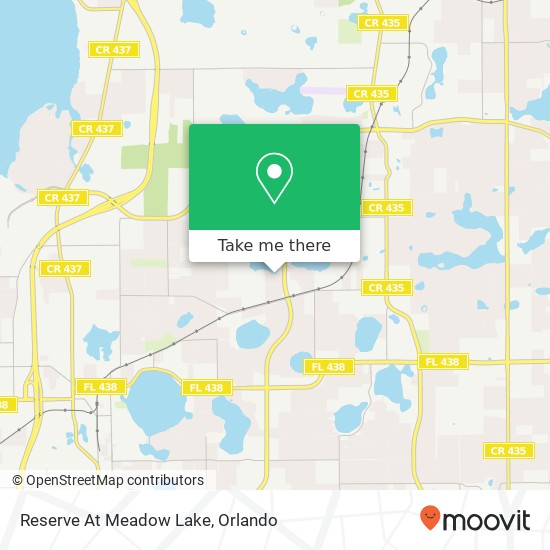 Reserve At Meadow Lake map