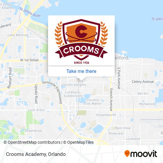 Mapa de Crooms Academy