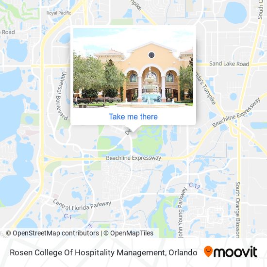 Rosen College Of Hospitality Management map
