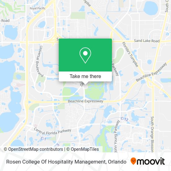 Rosen College Of Hospitality Management map