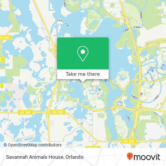 Mapa de Savannah Animals House