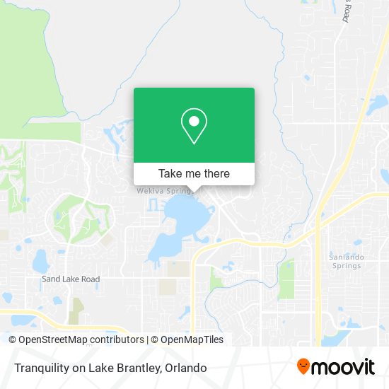 Tranquility On Lake Brantley map