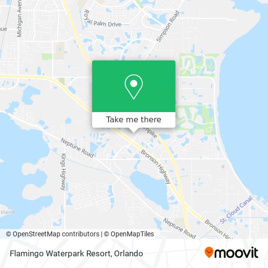 Flamingo Waterpark Resort map