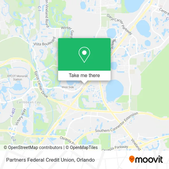 Partners Federal Credit Union map