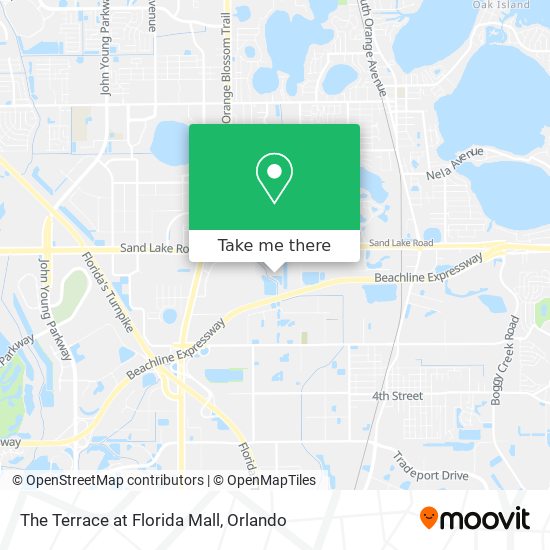 The Terrace at Florida Mall map