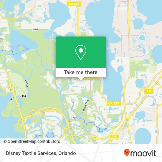 Disney Textile Services map