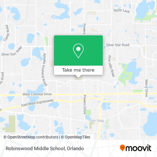 Mapa de Robinswood Middle School