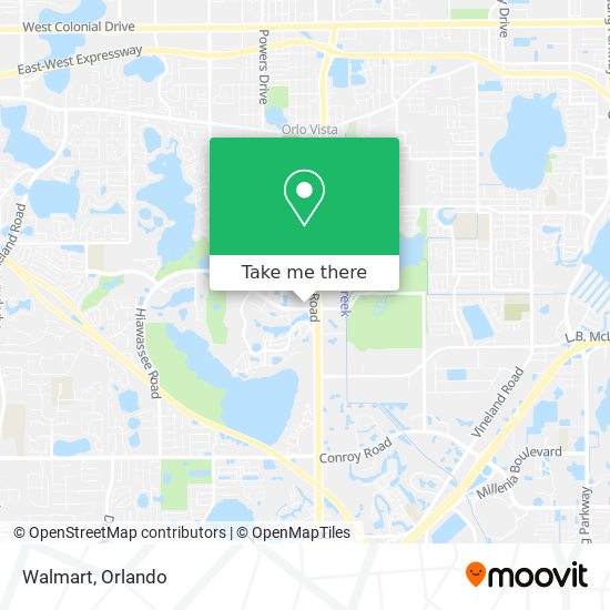 How to get to Walmart in Orlando by Bus?
