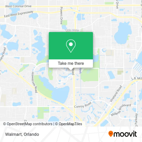 Mapa de Walmart