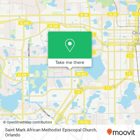 Saint Mark African Methodist Episcopal Church map