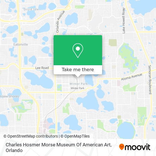 Mapa de Charles Hosmer Morse Museum Of American Art
