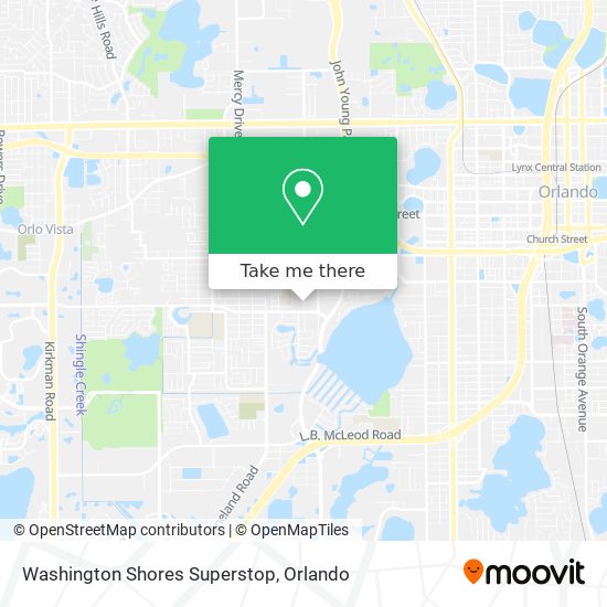 Washington Shores Superstop map