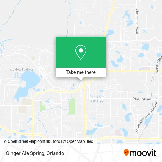 Ginger Ale Spring map